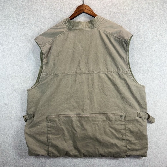 VTG LL Bean Vest Mens XXL Utility Photography Hunting Travel Safari Lined U655 - Picture 3 of 13